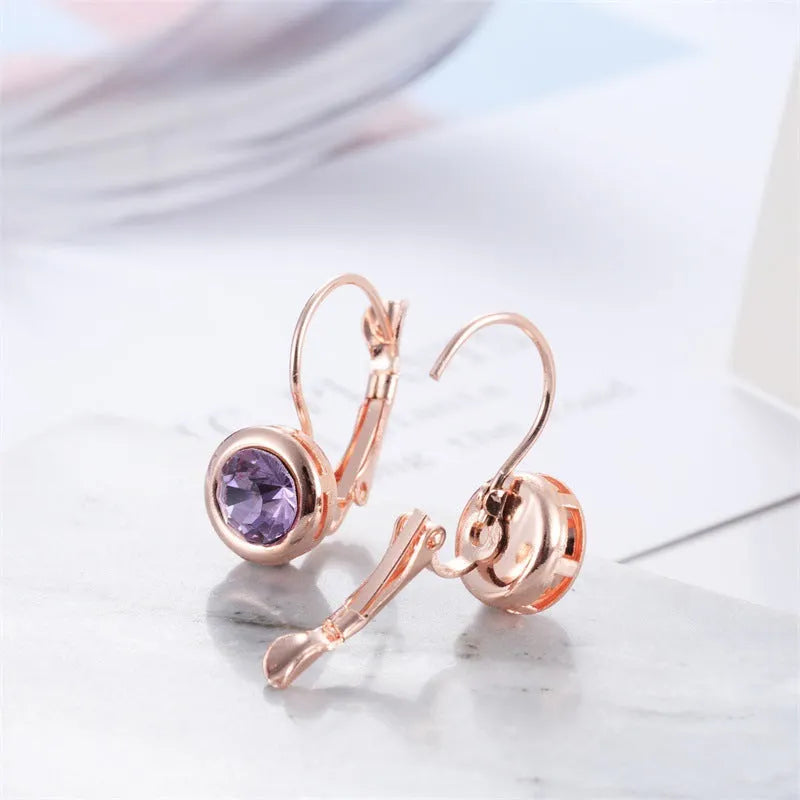 Elegant Amethyst Earrings