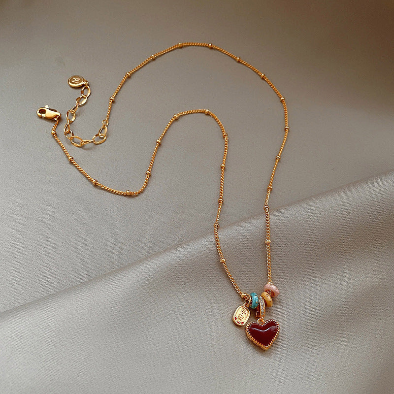Romantic Heart Pendant Necklace