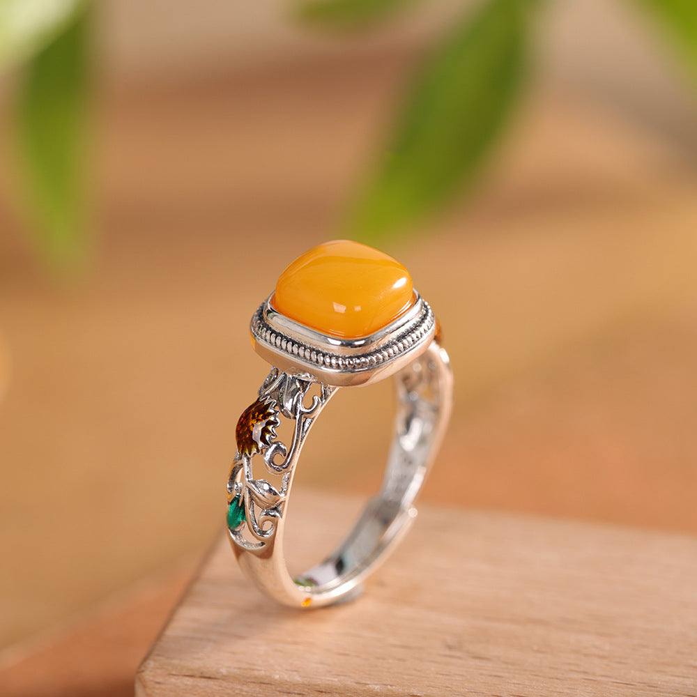 Vintage Amber Ring