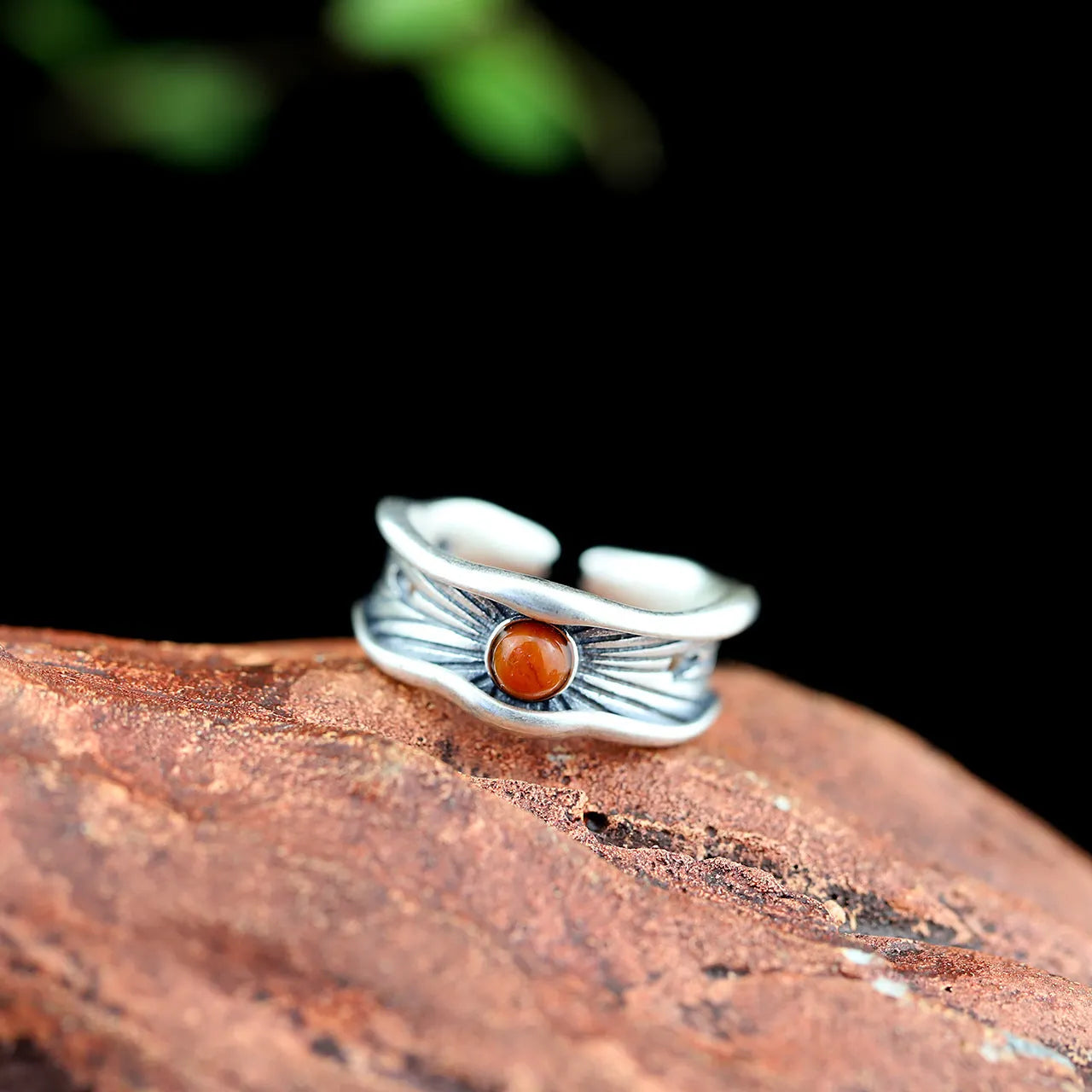 Vintage Amber Ring