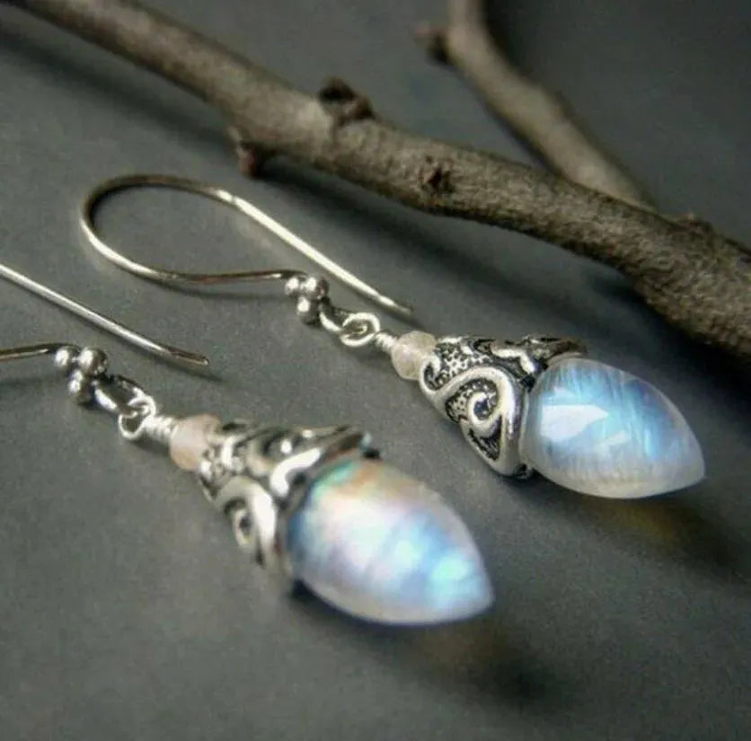 Vintage Moonstone Earrings