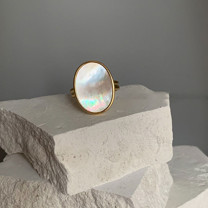 Vintage Mother Of Pearl Ring