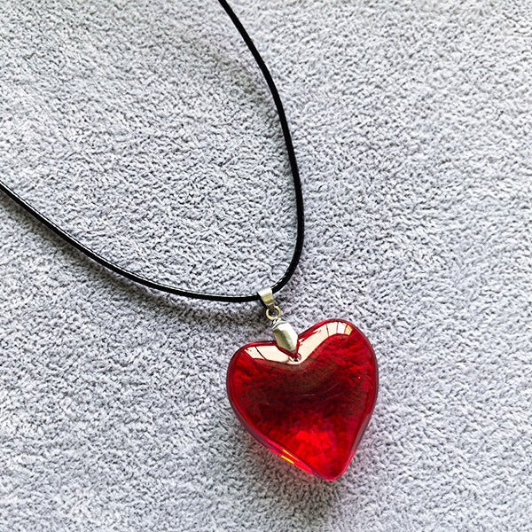 Red Heart Necklace