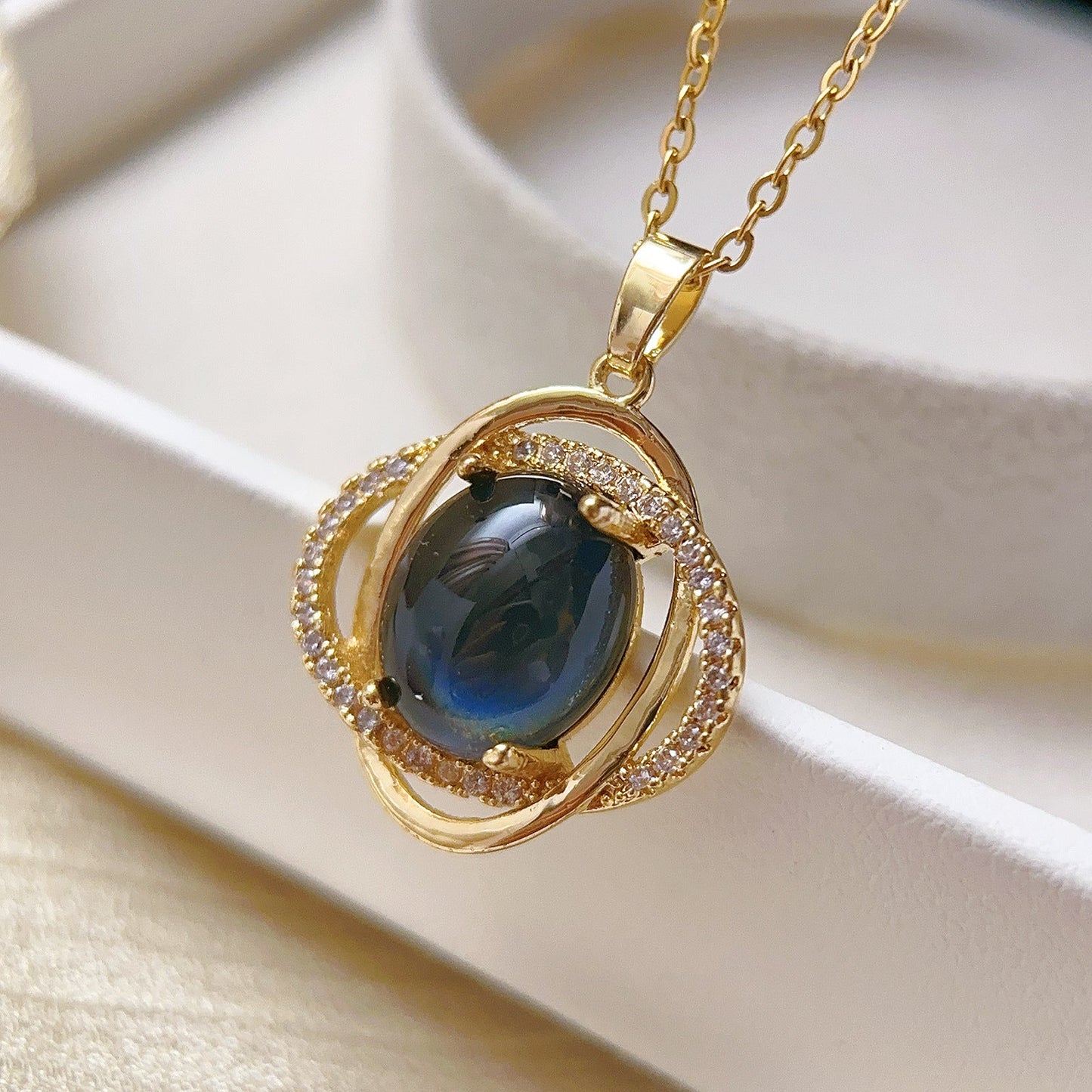 Elegant Sapphire Necklace