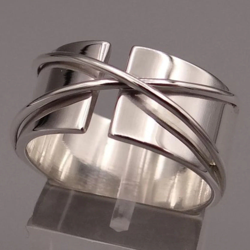 Modern Silver Ring