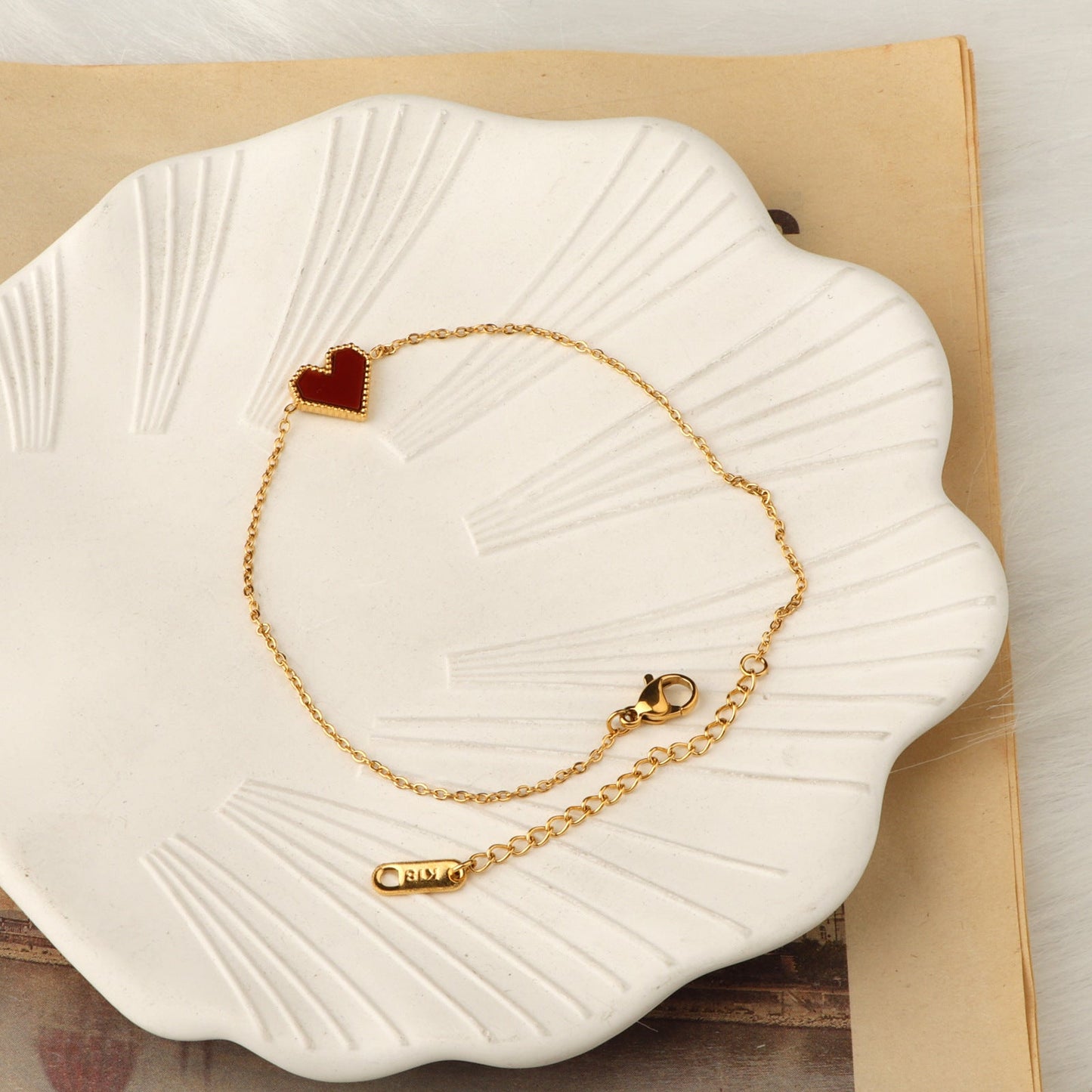 Romantic Red Heart Bracelet