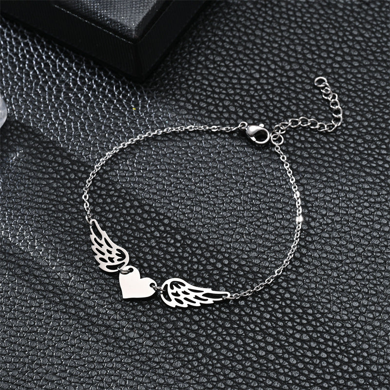Winged Heart Bracelet