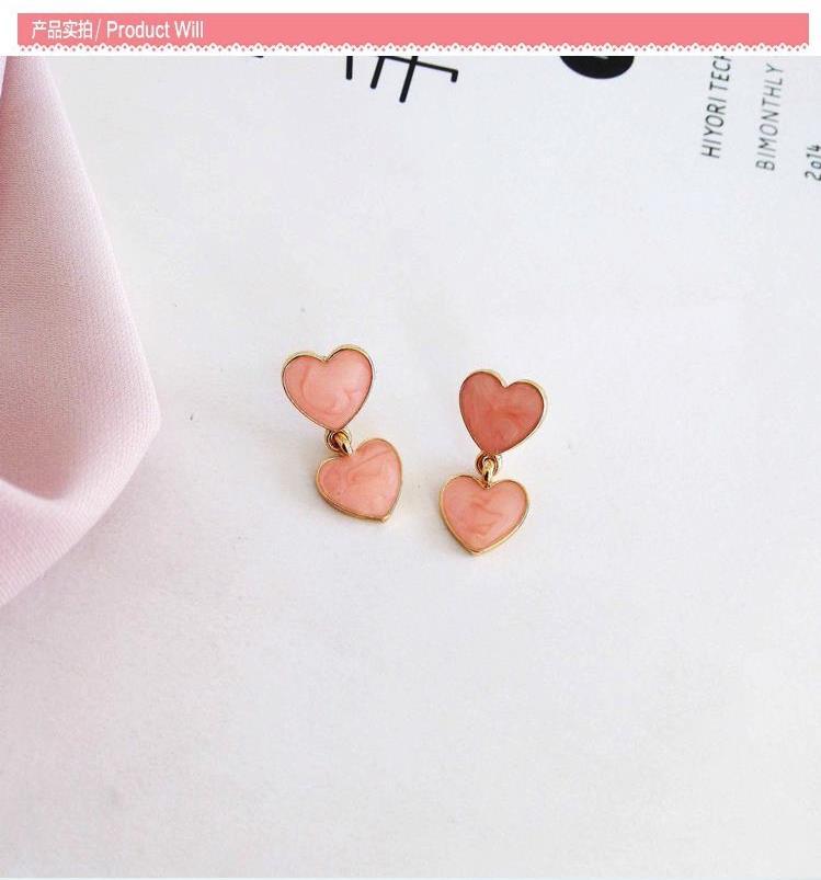 Romantic Double Heart Earrings