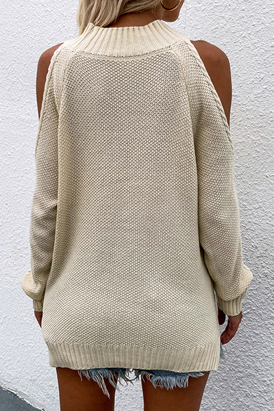 Hollowed Out O Neck Sweaters(6 Colors)
