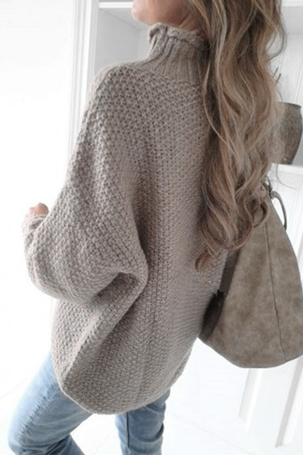 Sbasic Half a Turtleneck Tops Sweater(4 Colors)