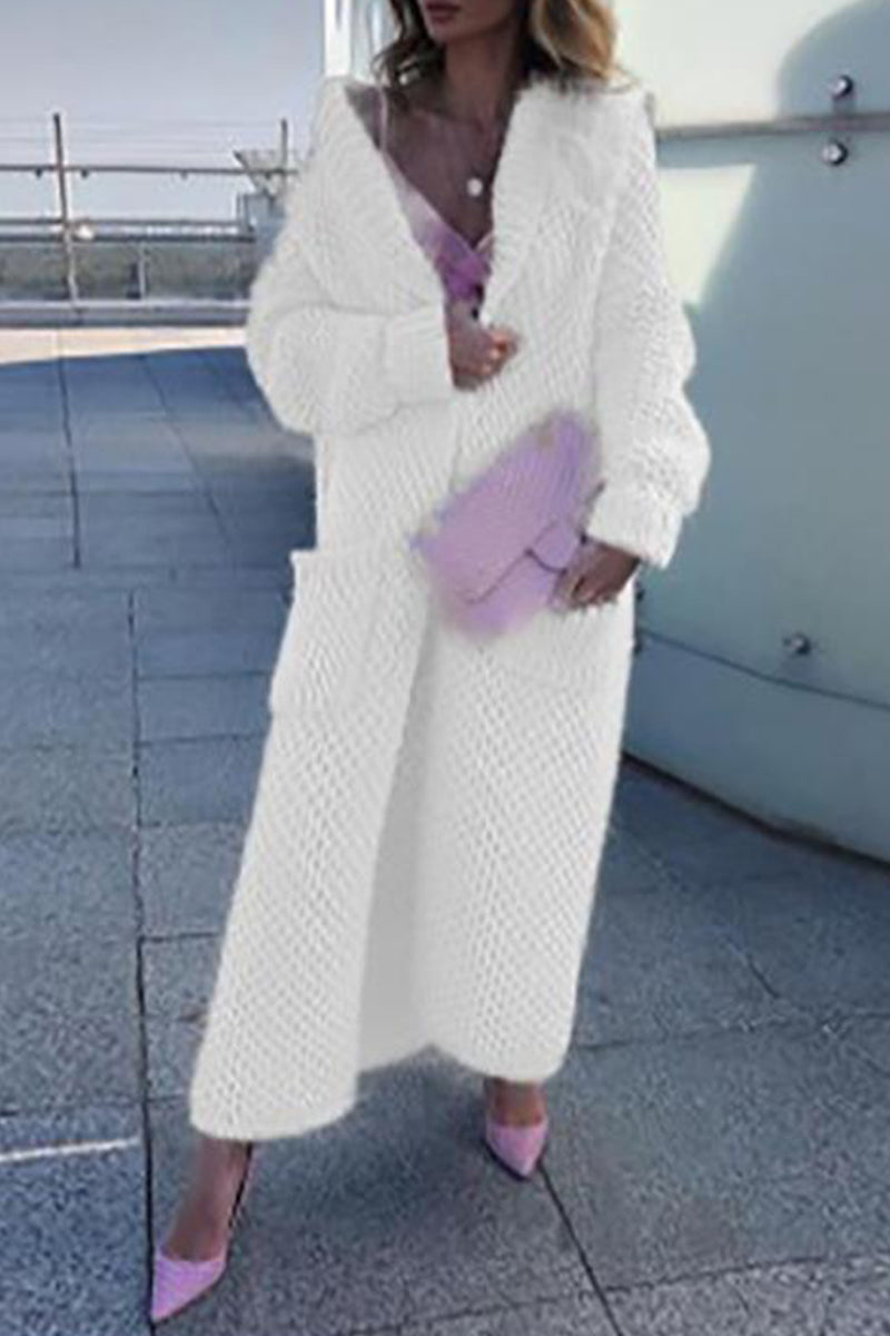 Color Cardigan Collar Sweaters(6 Colors)