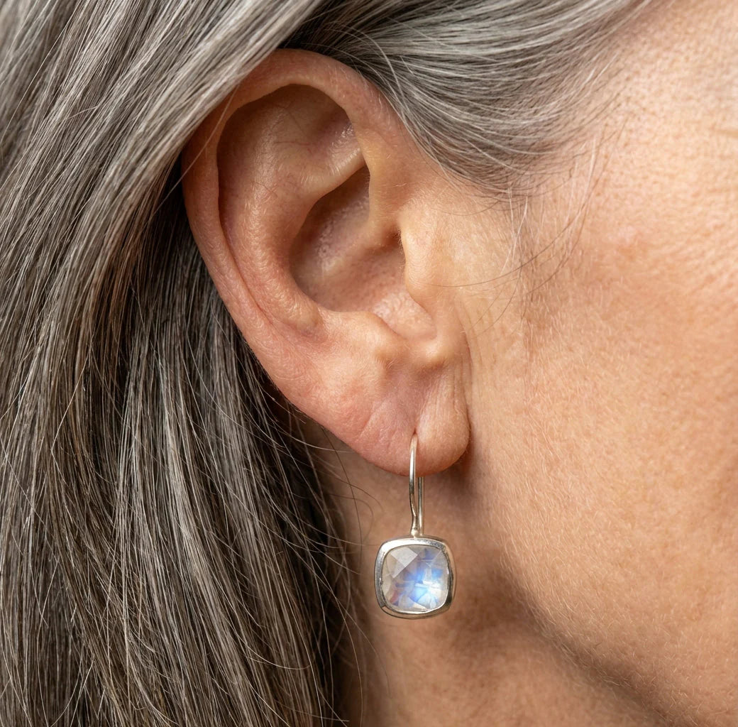 Elegant Moonstone Earrings