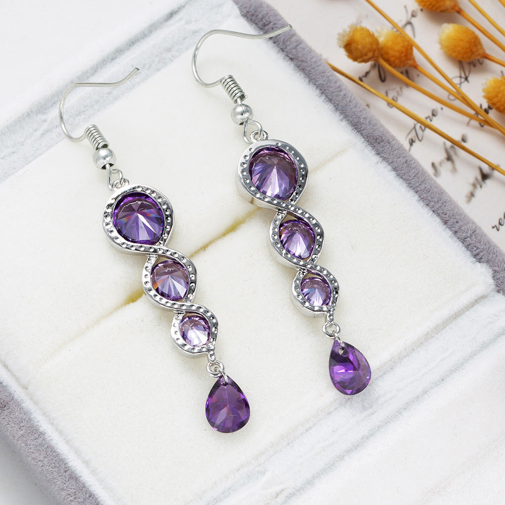 Elegant Amethyst Earrings