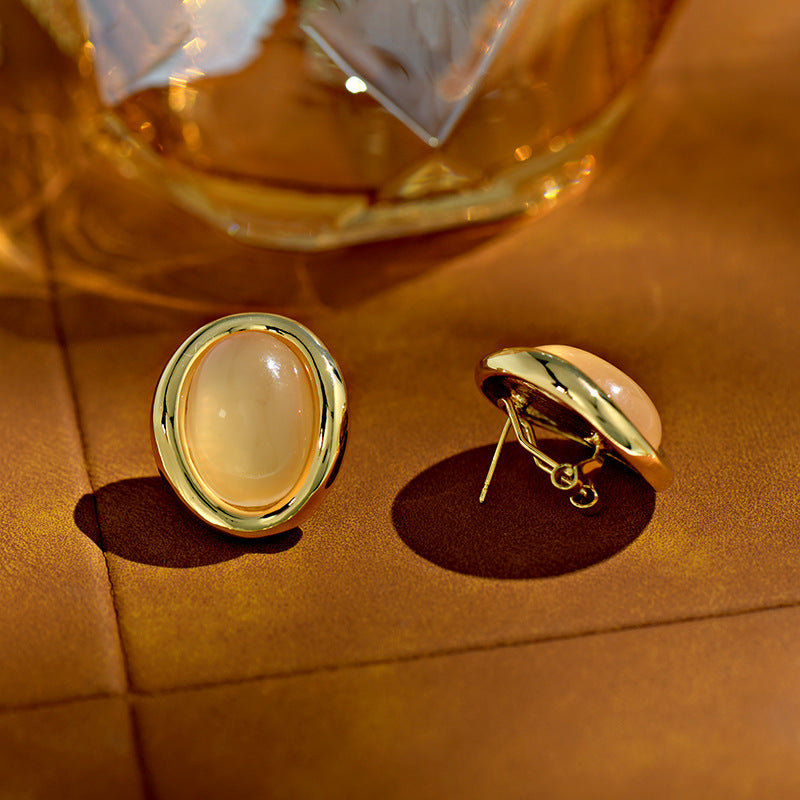 Classic Moonstone Earrings
