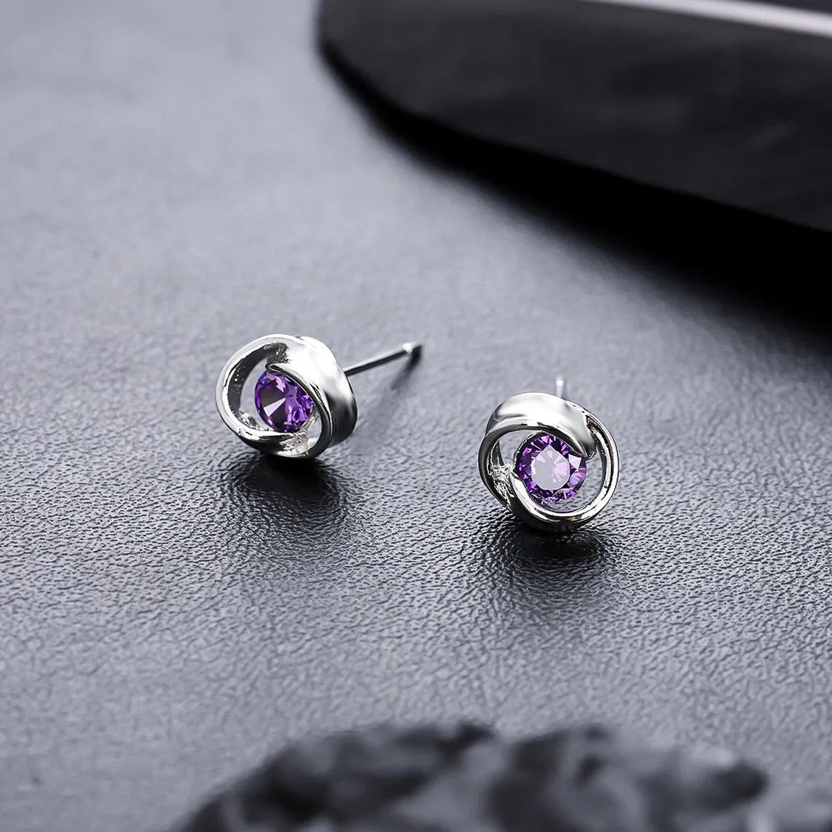 Elegant Amethyst Earrings