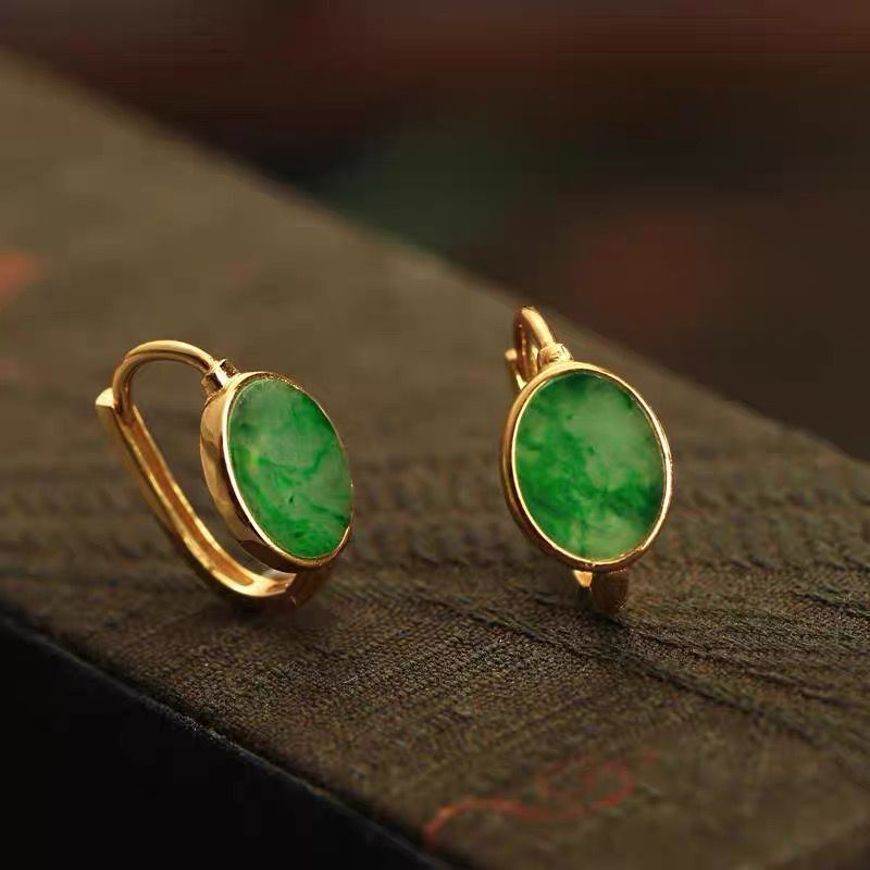 Elegant Jade Earrings