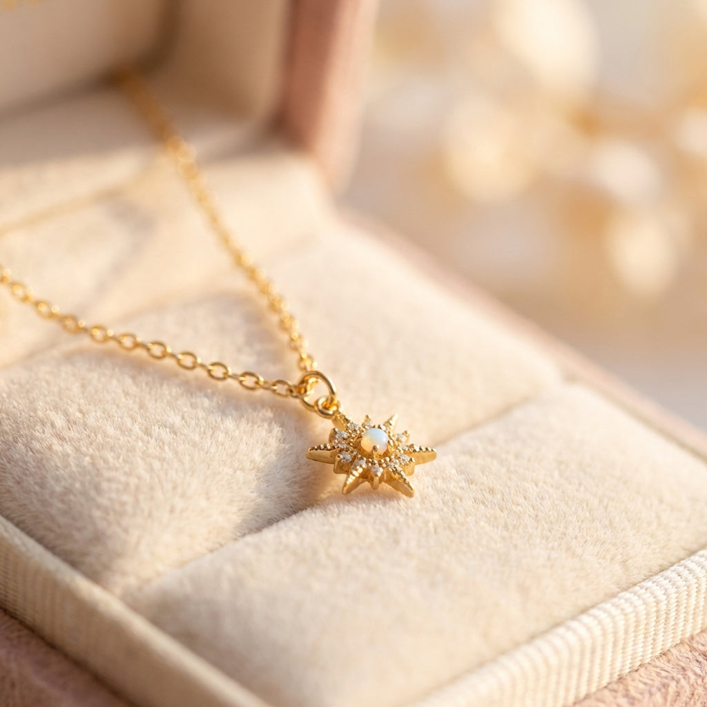 Stellina Opal Star Necklace