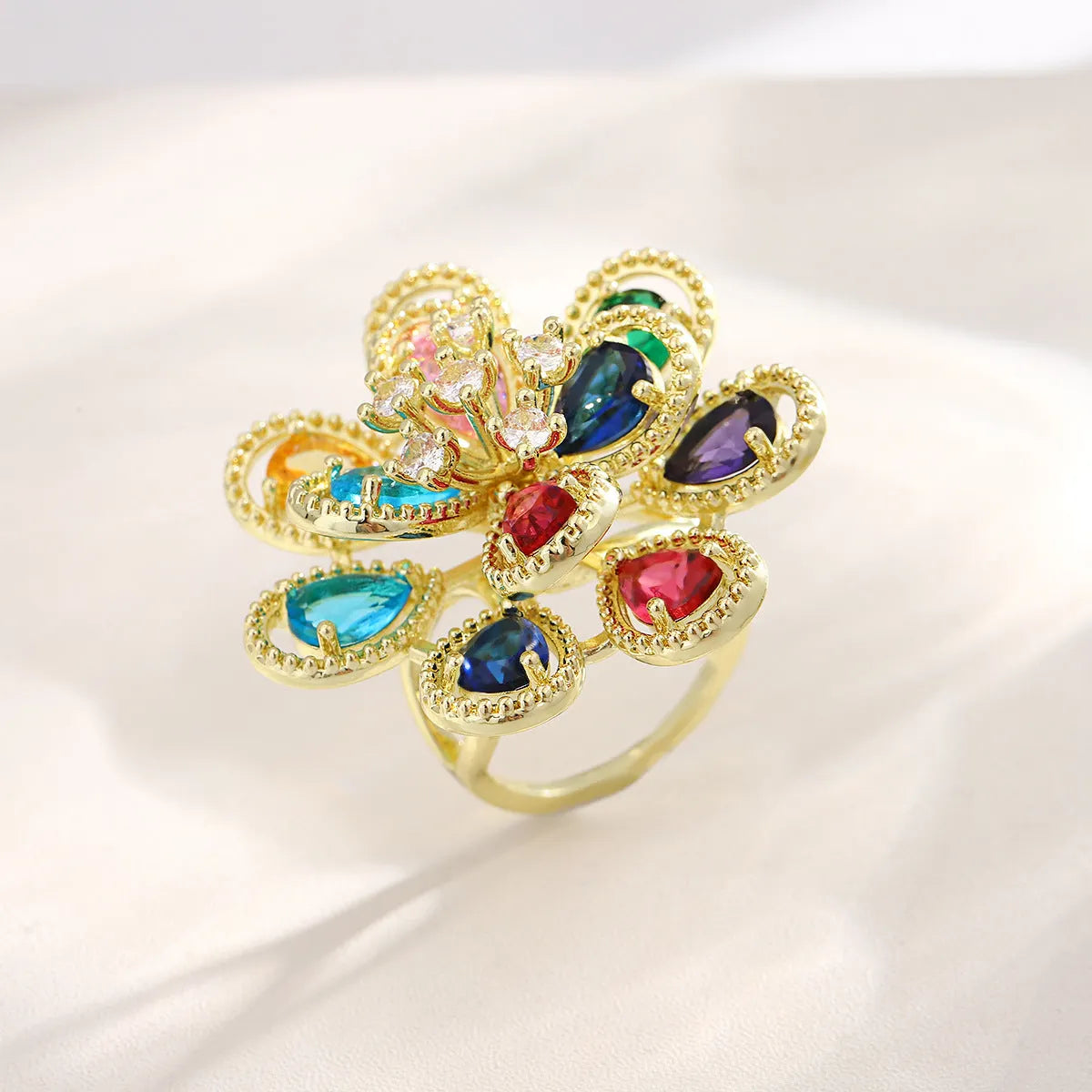 Statement Multicolor Ring