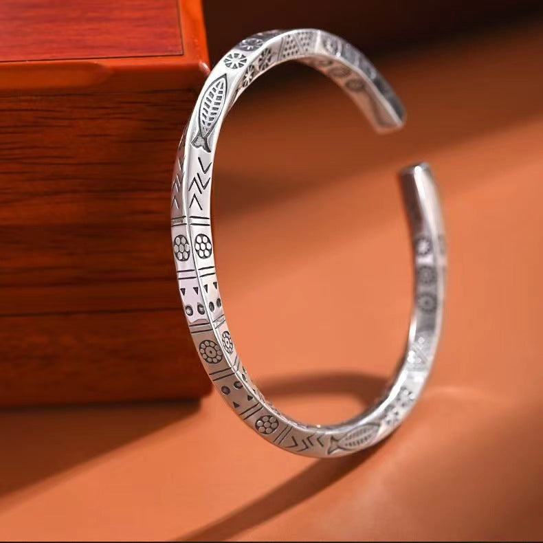 Bohemian Silver Bracelet