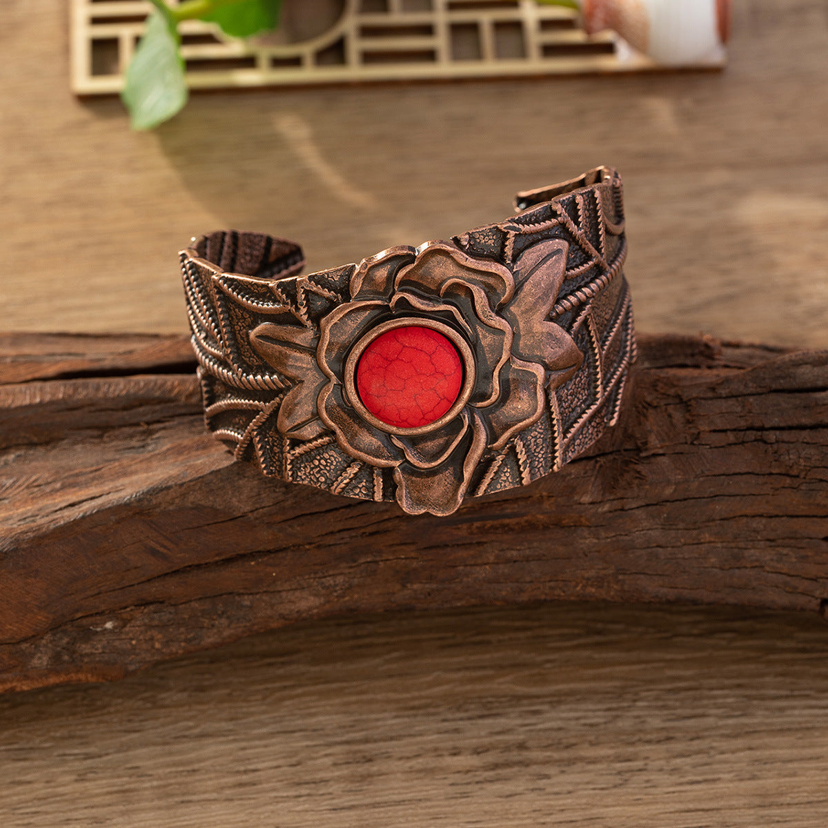 Vintage Red Stone Bracelet
