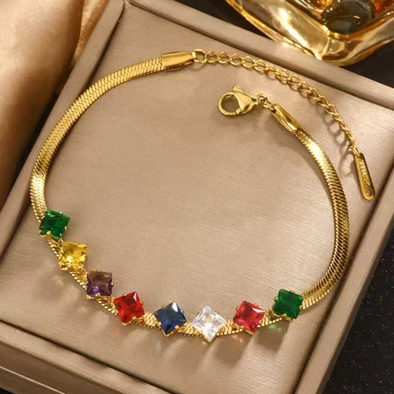 Colorful Crystal Bracelet