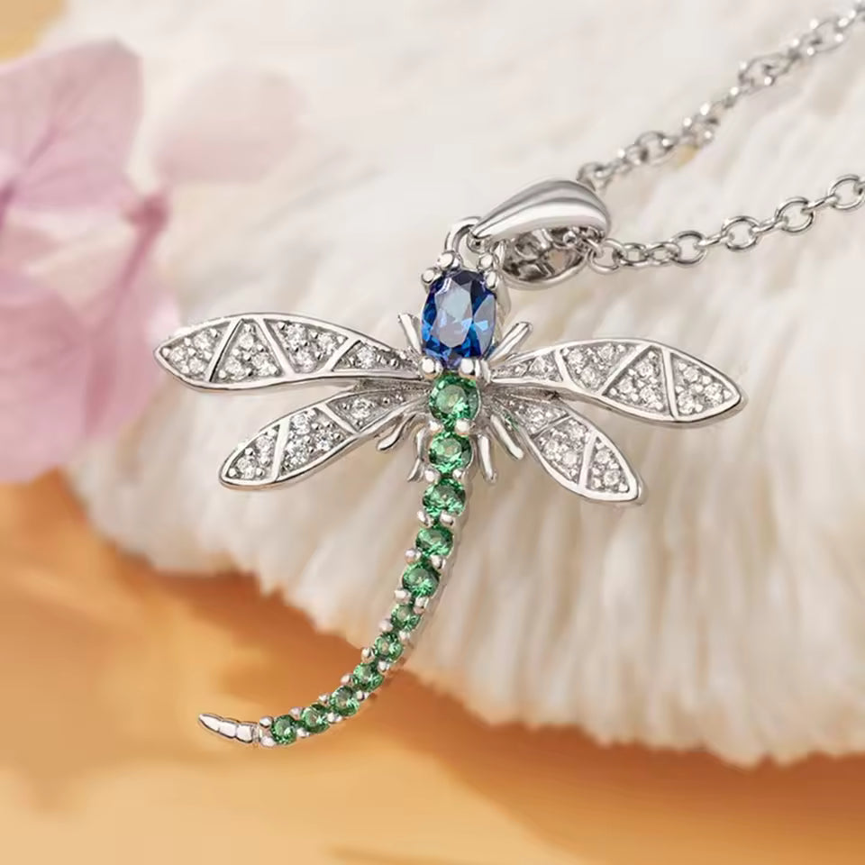 Elegant Crystal Dragonfly