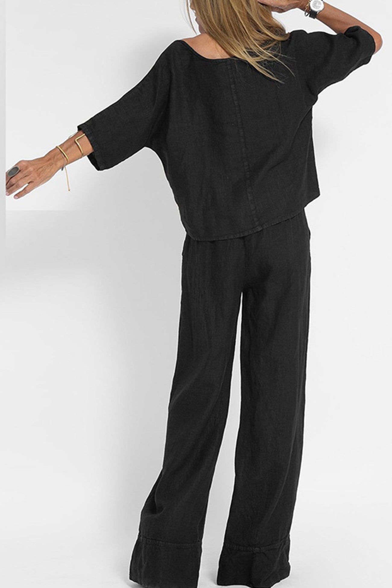 Color Half Sleeve Cotton Shirt Pants Set