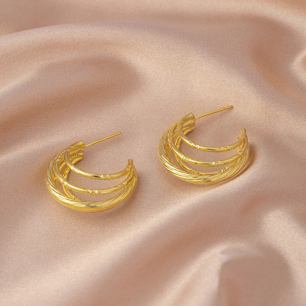 Classic Gold Hoop Earrings