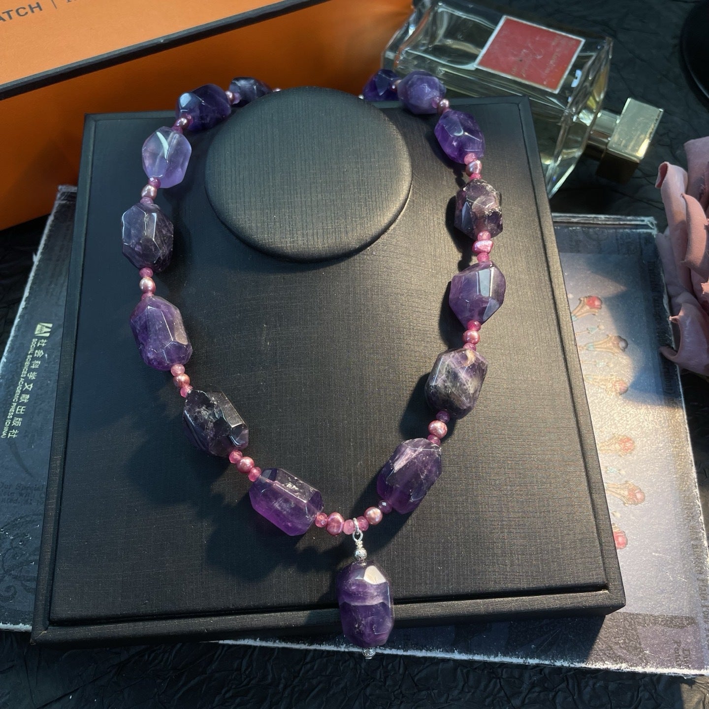 Amethyst Beaded Necklace
