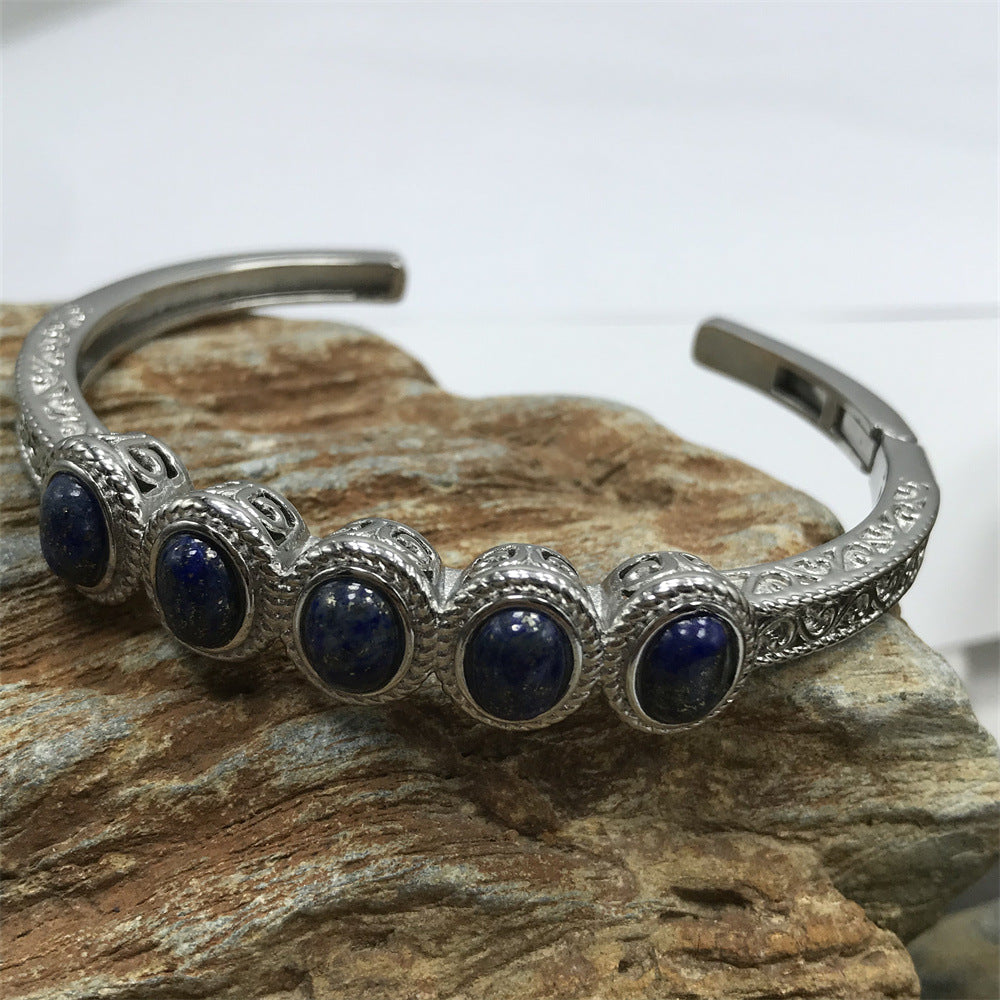 Vintage Lapis Lazuli Bracelet