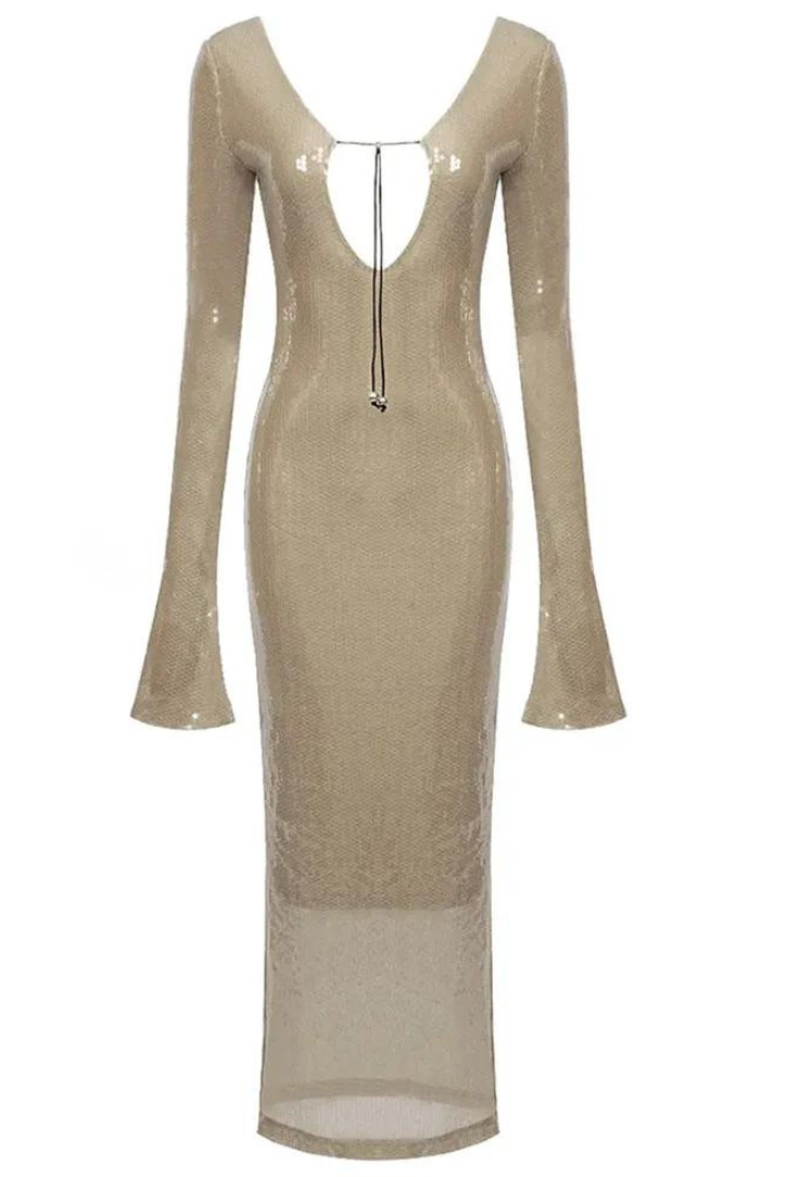 Coraline | Sequins Midi Dress