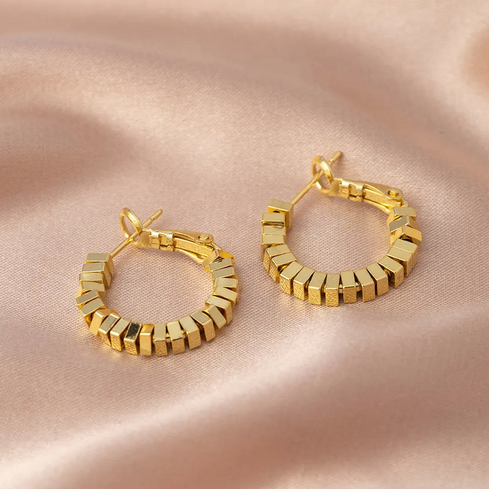 Classic Gold Hoop Earrings