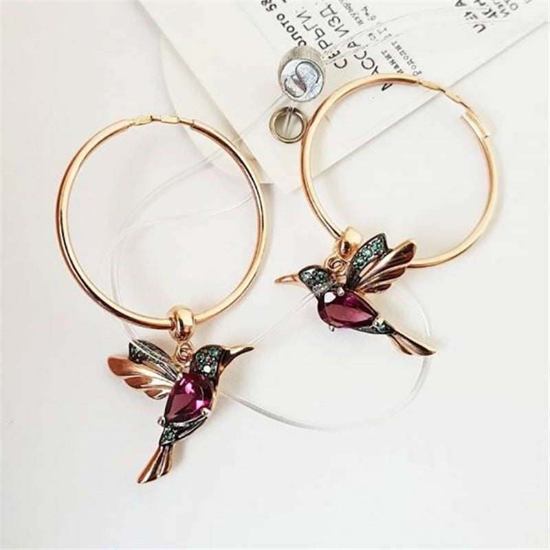Elegant Hummingbird Earrings