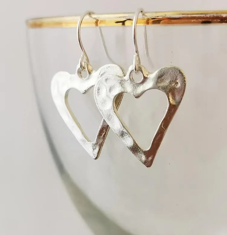 Handmade Heart Earrings