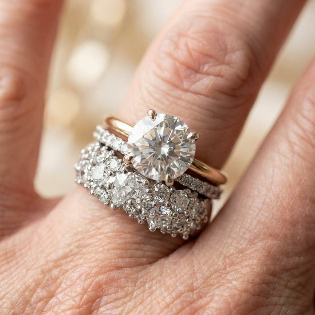 Vintage Brilliance Ring Set