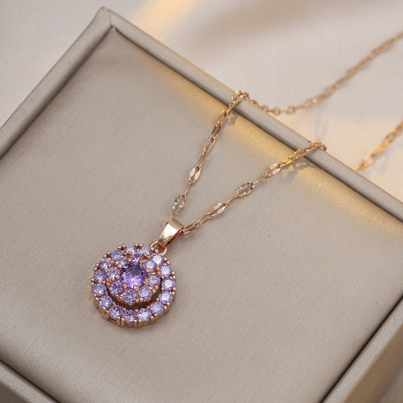 Elegant Amethyst Necklace