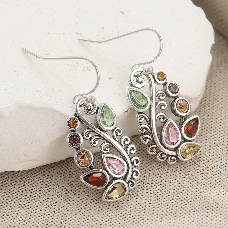 Vintage Multistone Earrings