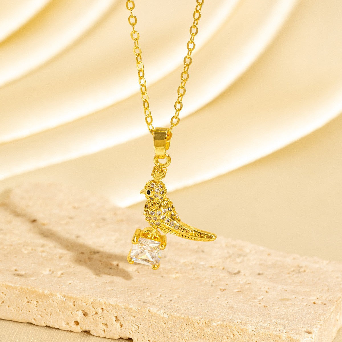 Gold Bird Necklace