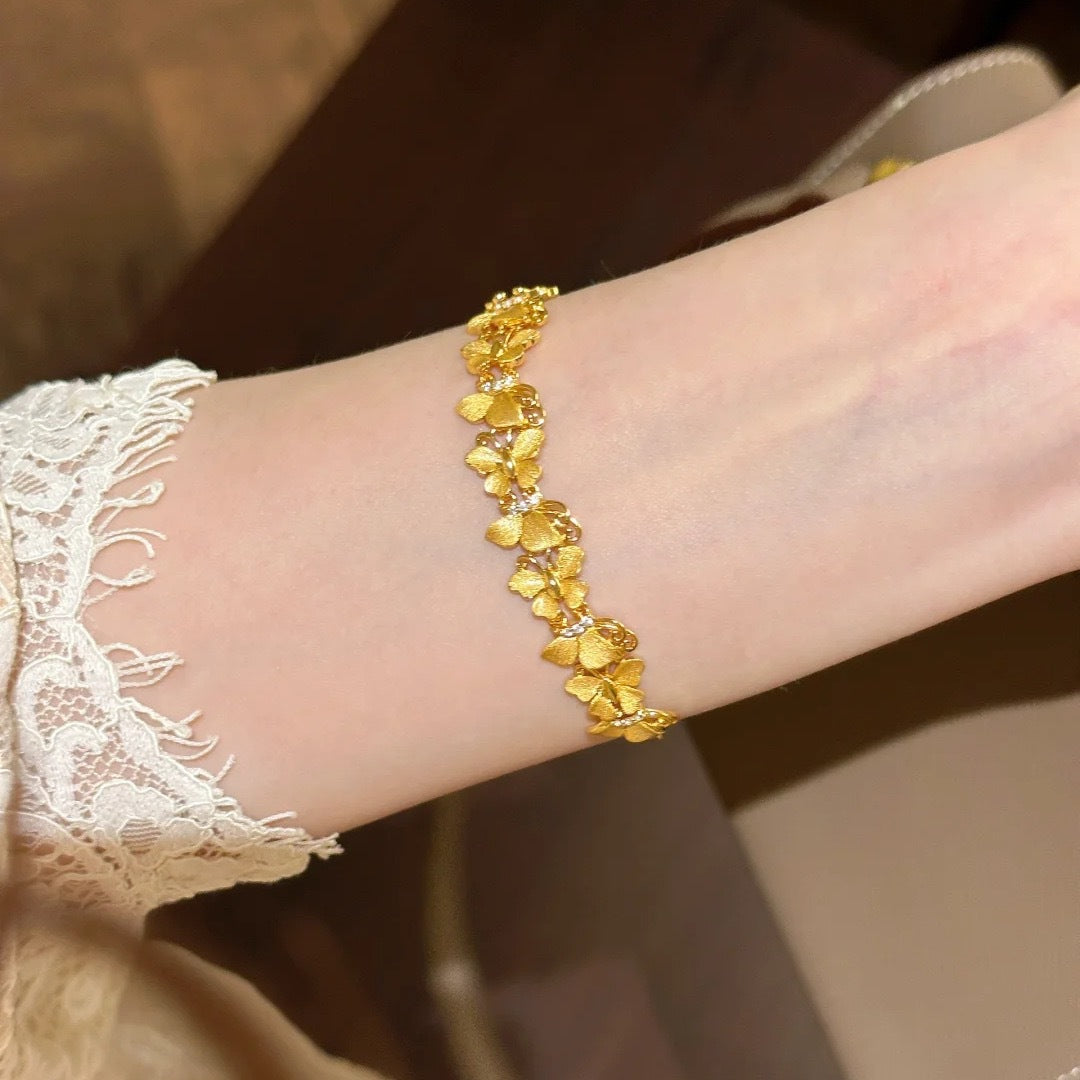 Golden Flower Bracelet