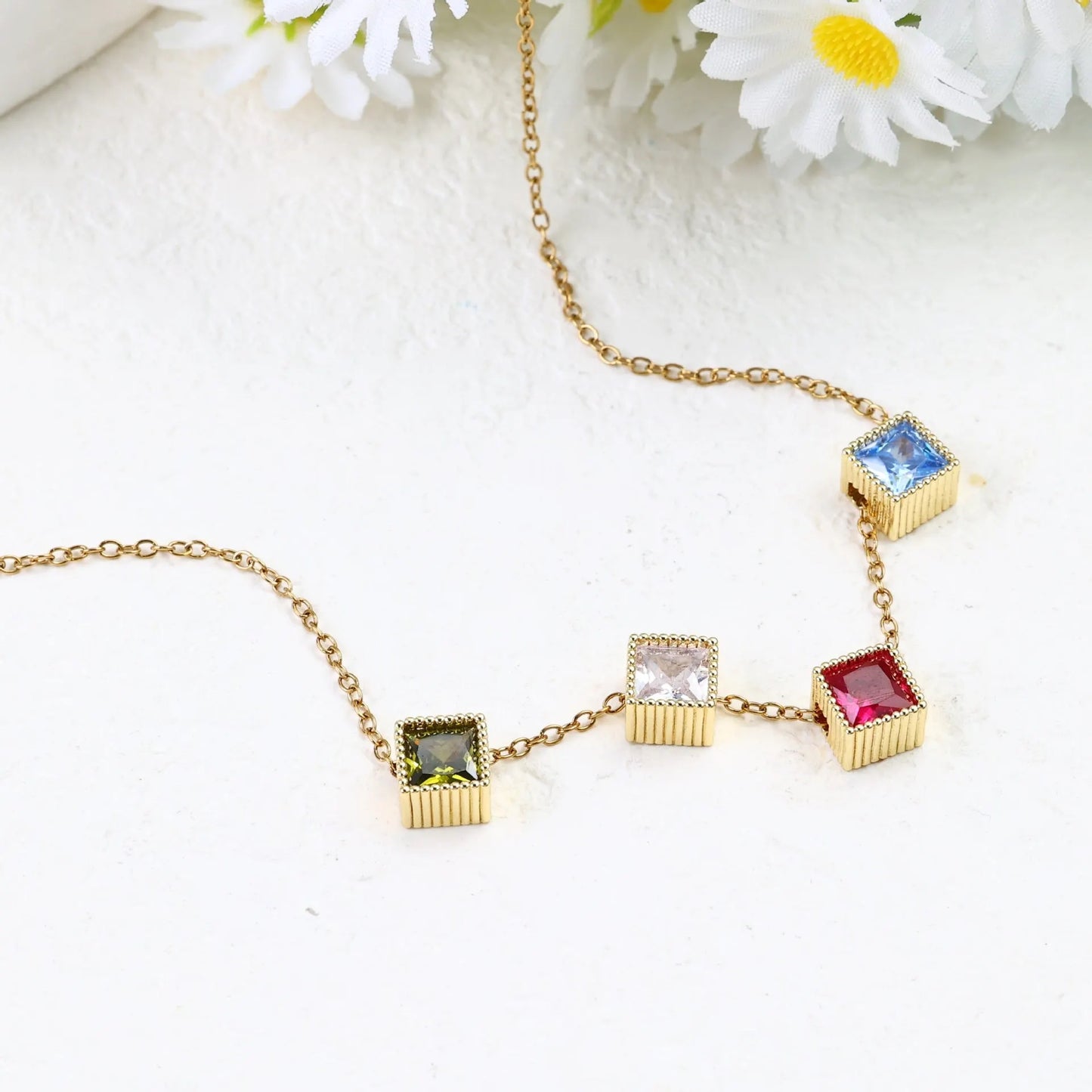 Colorful Crystal Necklace