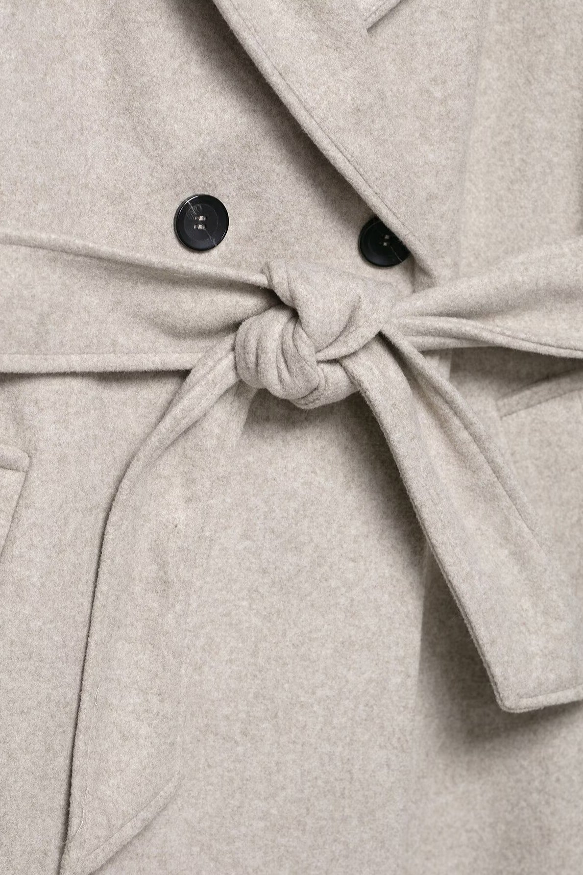Soft Hooded Loose Fit Overcoat