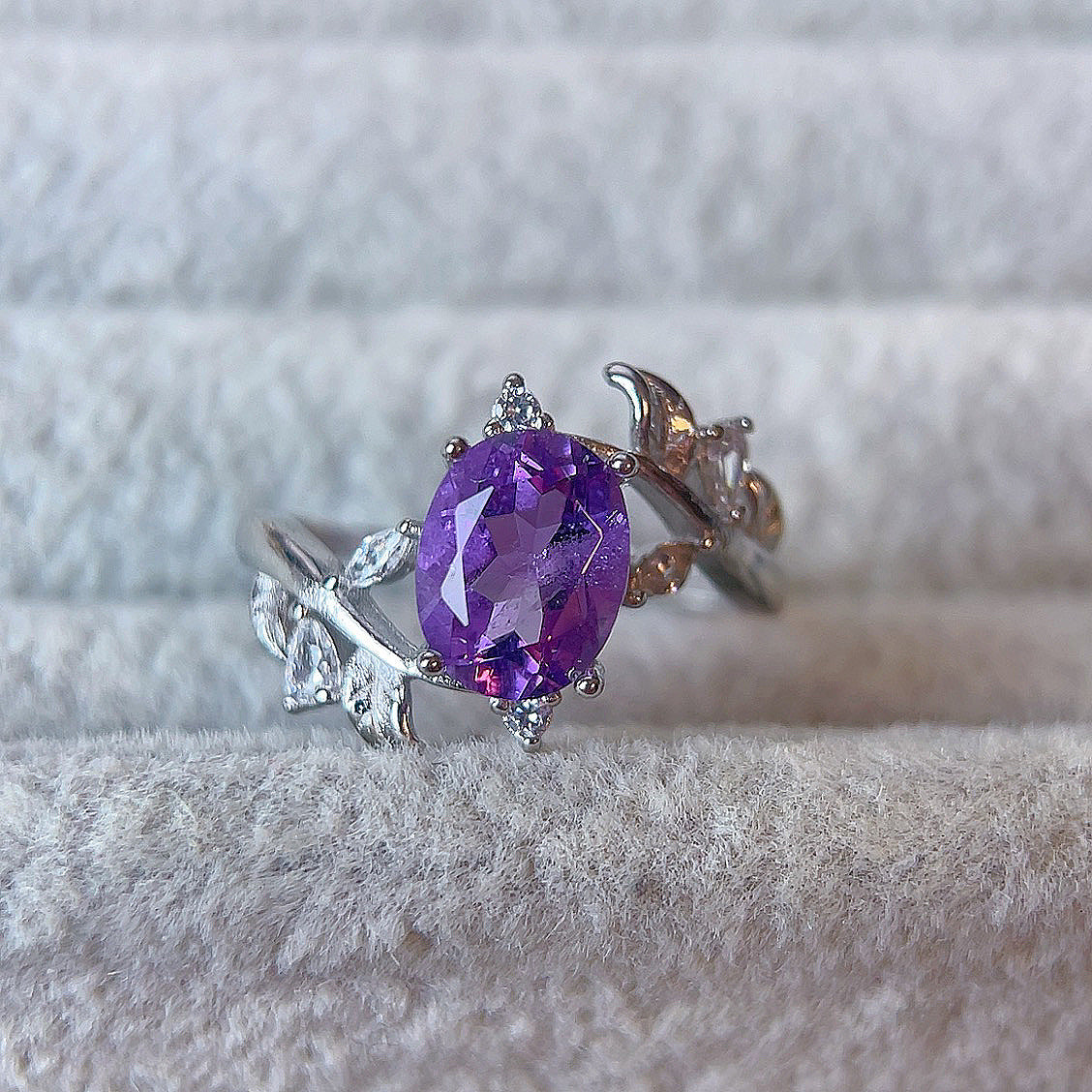 Statement Amethyst Ring