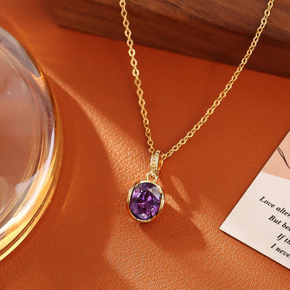 Elegant Amethyst Necklace