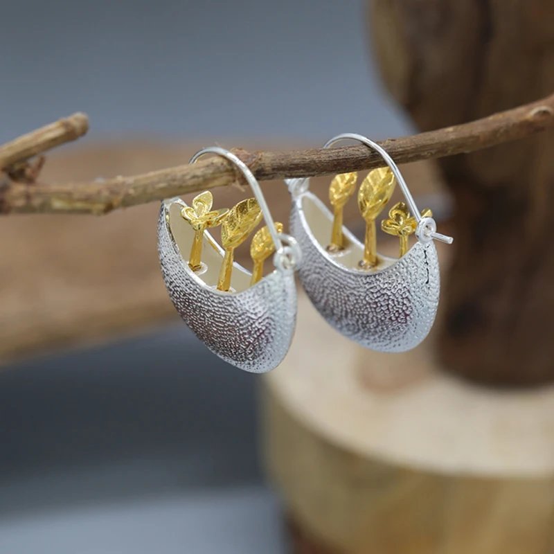 Elegant Silver Hoop Earrings