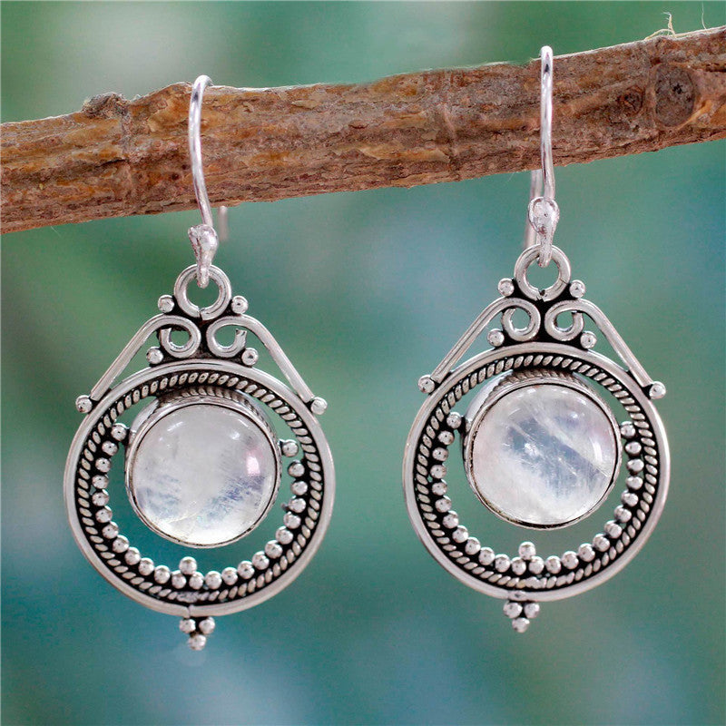 Vintage Moonstone Earrings