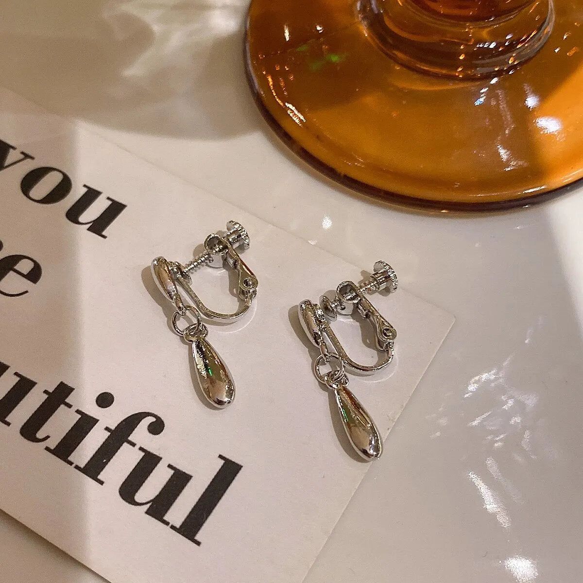 Elegant Crystal Drop Earrings