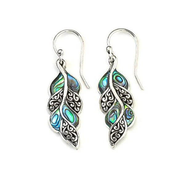 Vintage Abalone Earrings