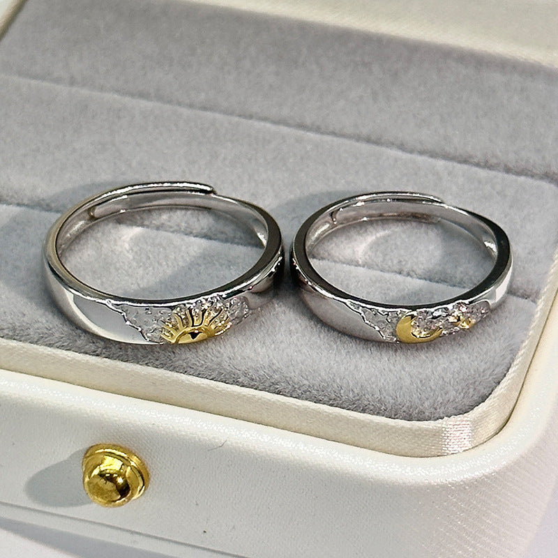 Two Tone Sunrise Ring