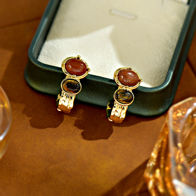 Vintage Carnelian Earrings