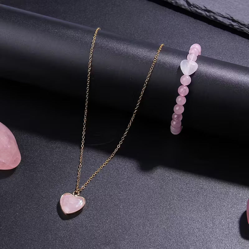 Romantic Rose Quartz Necklace